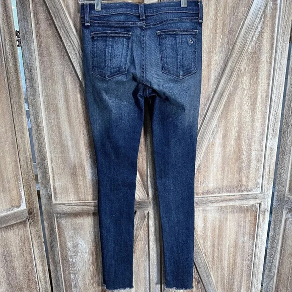 Rag & Bone Raw Hem Skinny Jeans in Preston - Picture 3 of 9